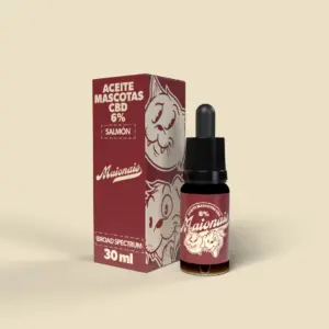 Aceite CBD para Mascotas 6% con Salmón