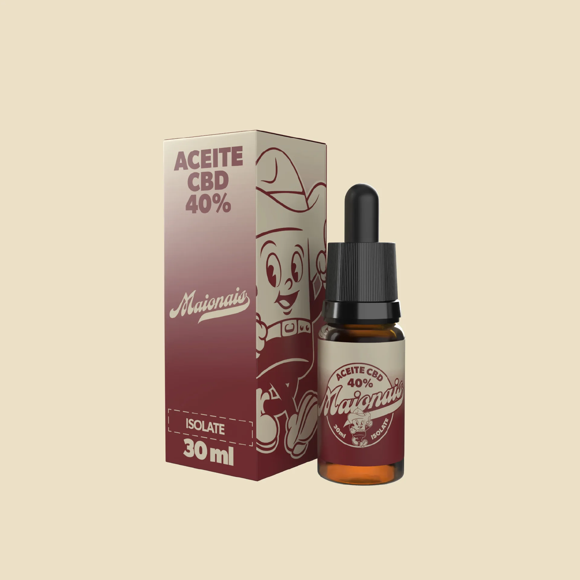Aceite CBD 40% Isolate 30ml